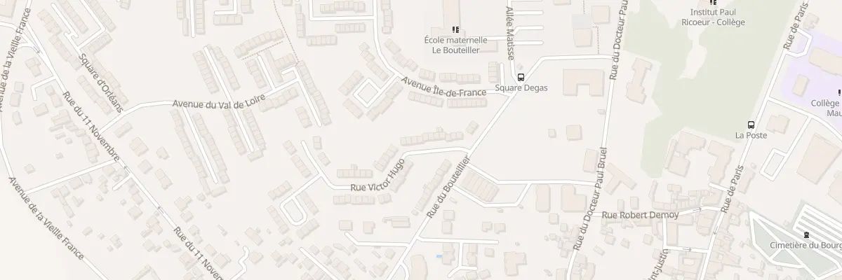 Plan du 16 Rue Victor Hugo à Louvres