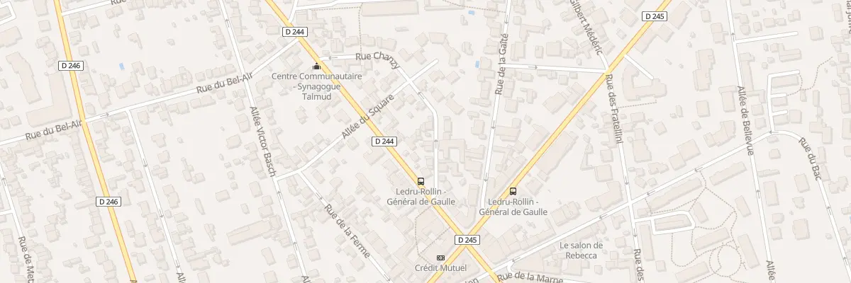 Plan du 3 Rue Chanzy au Perreux-sur-Marne