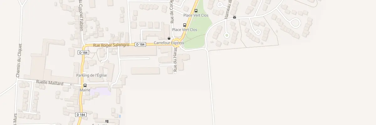 Plan du 1 Rue du Haras à Marly-la-Ville