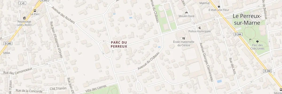 Plan du 7B Av du Docteur Faugeroux au Perreux-sur-Marne