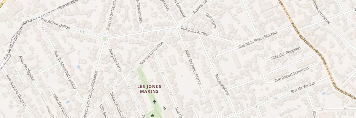 Plan du 16 All des Joncs Marins au Perreux-sur-Marne
