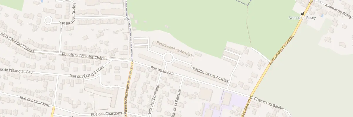 Plan du 1 Rue du Bel Air à Neuilly-Plaisance