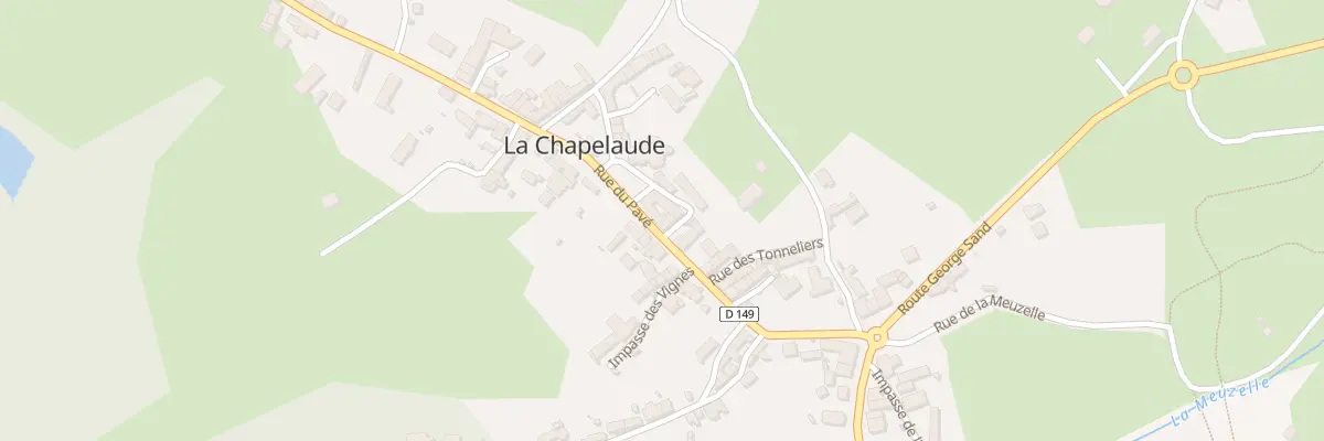 Plan du 10 Rue du Pavé à La Chapelaude