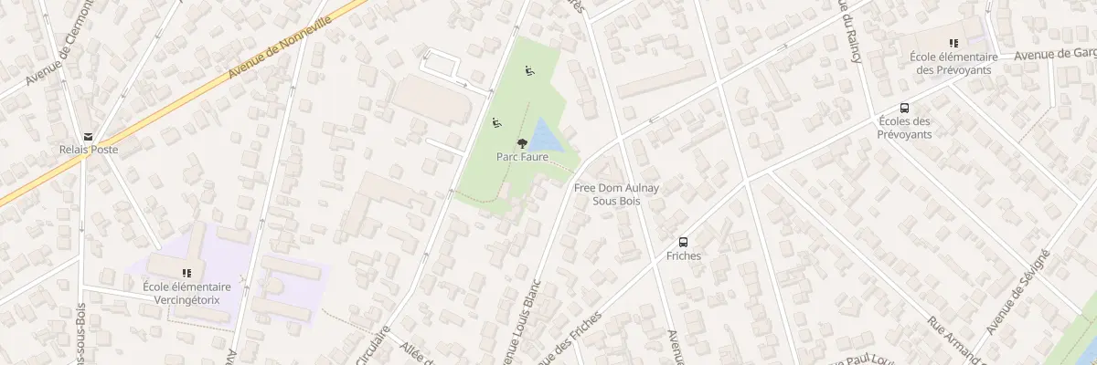 Plan du 42 Av Louis Blanc à Aulnay-sous-Bois
