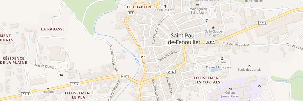 Plan du 30 Rue Arago à Saint-Paul-de-Fenouillet