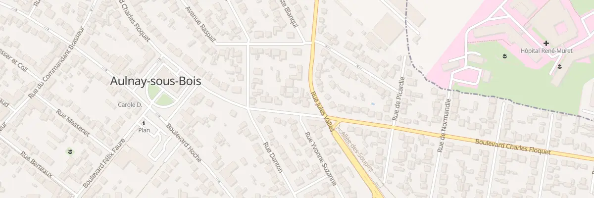 Plan du 65 Bd Charles Floquet à Aulnay-sous-Bois