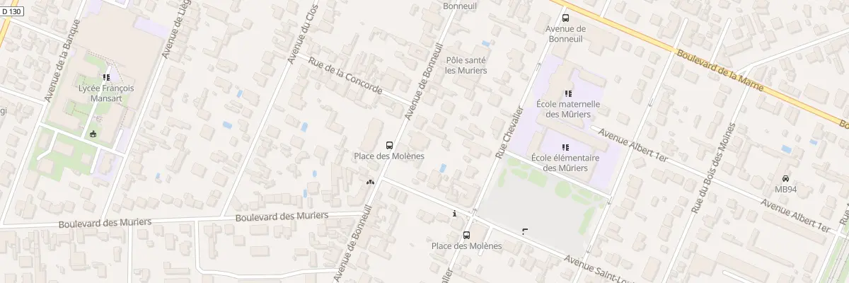 Plan du 55 Av de Bonneuil à Saint-Maur-des-Fossés