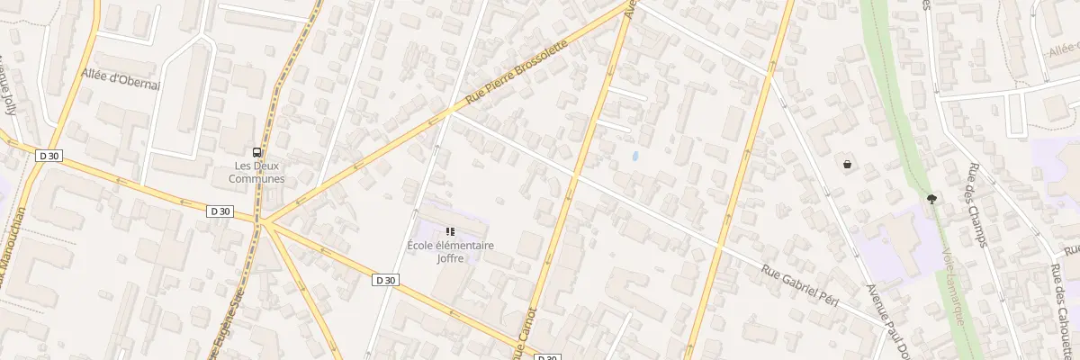 Plan du 10 Rue Gabriel Péri à Neuilly-Plaisance