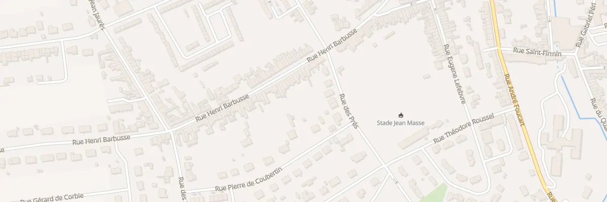 Plan du 27 Rue Henri Barbusse à Corbie