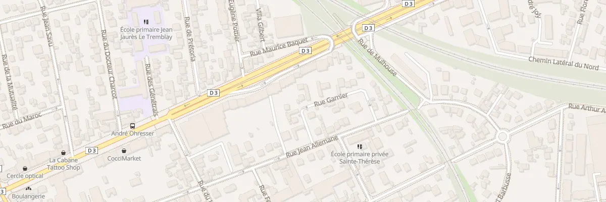 Plan du 9 Rue Garnier à Champigny-sur-Marne