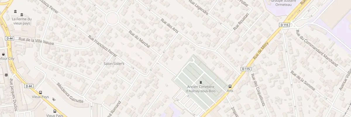 Plan du 18 Rue de l’Industrie à Aulnay-sous-Bois