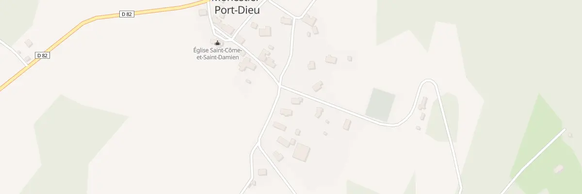 Plan du 5097 Le Bourg à Monestier-Port-Dieu