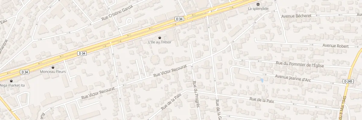 Plan du 109 Rue Victor Recourat au Perreux-sur-Marne