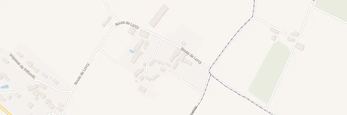 Plan du 58 Rte de Lorcy à Mézières-en-Gâtinais