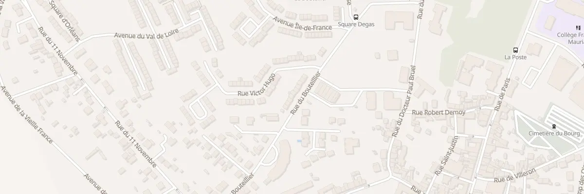 Plan du 29 Rue du Bouteillier à Louvres