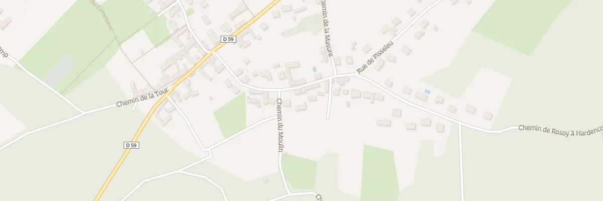 Plan du 14 Rue de Hardencourt à Rosoy