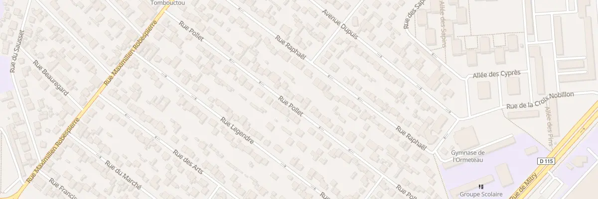 Plan du 31 Rue Pollet à Aulnay-sous-Bois