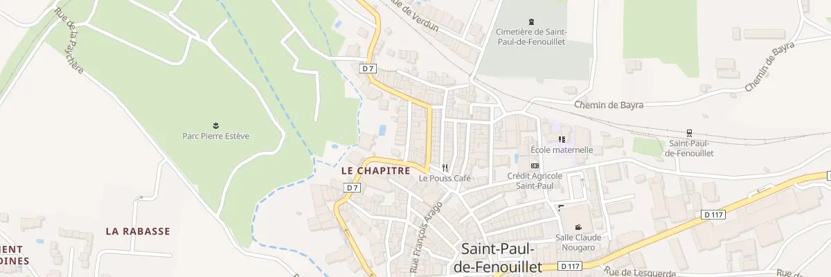 Plan du 8 Rue Pierre Vidal à Saint-Paul-de-Fenouillet