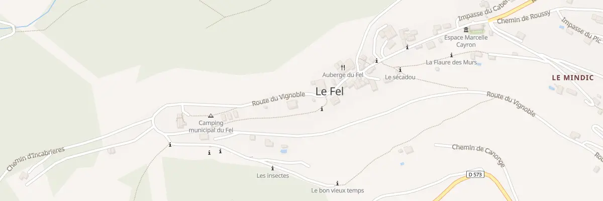 Plan du 5059 Le Fel au Fel