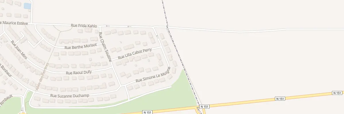 Plan du 20 Rue Simone le Moigne à Saint-Germain-du-Puy