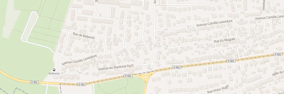 Plan du 4 Rue du Bel Air à Fosses