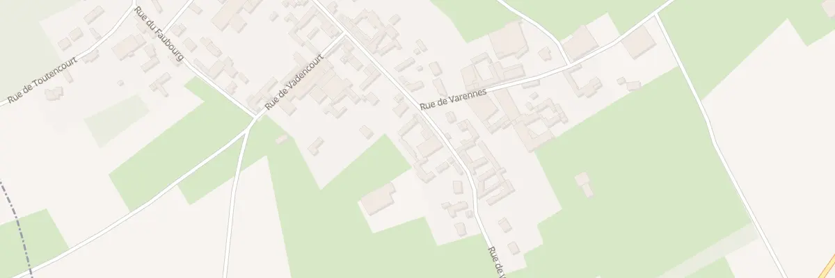 Plan du 2 Rue de Warloy à Harponville