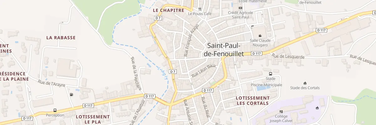 Plan du 27 Rue Arago à Saint-Paul-de-Fenouillet
