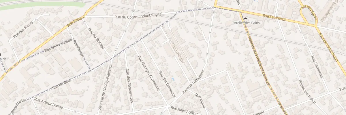 Plan du 129 Av Lamartine au Perreux-sur-Marne