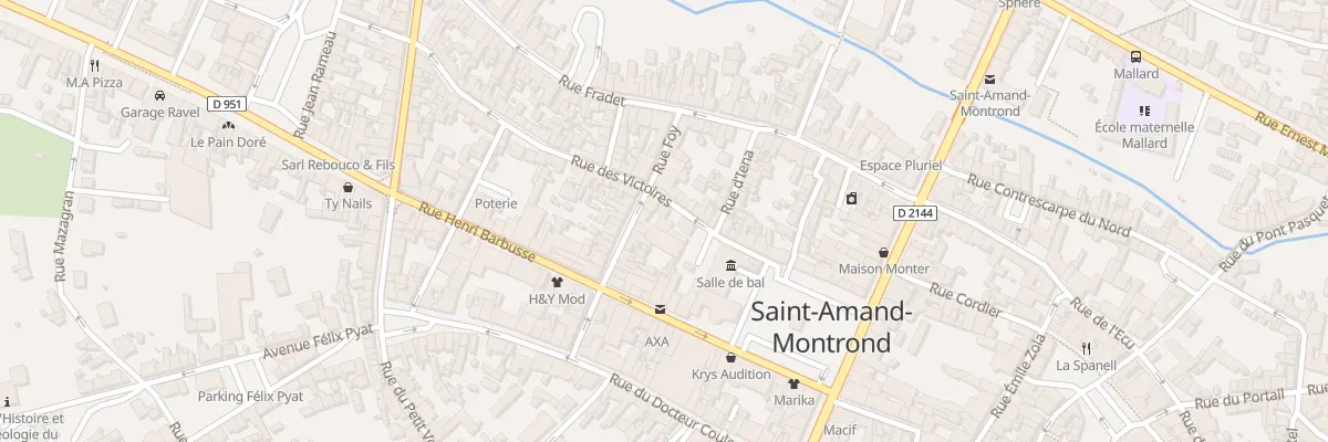 Plan du 11 Rue des Victoires à Saint-Amand-Montrond