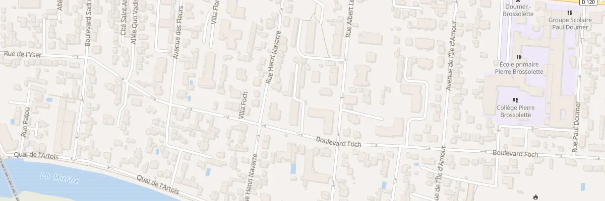 Plan du 18 Rue Albert Lecocq au Perreux-sur-Marne