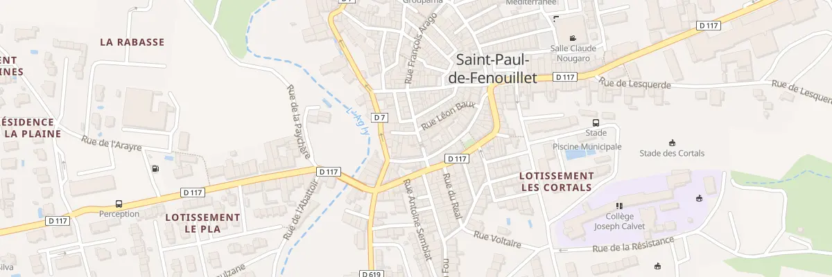 Plan du 46 Rue Arago à Saint-Paul-de-Fenouillet