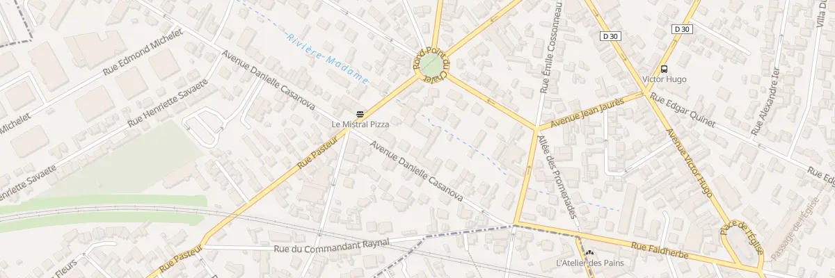 Plan du 12 Av Danielle Casanova à Neuilly-Plaisance