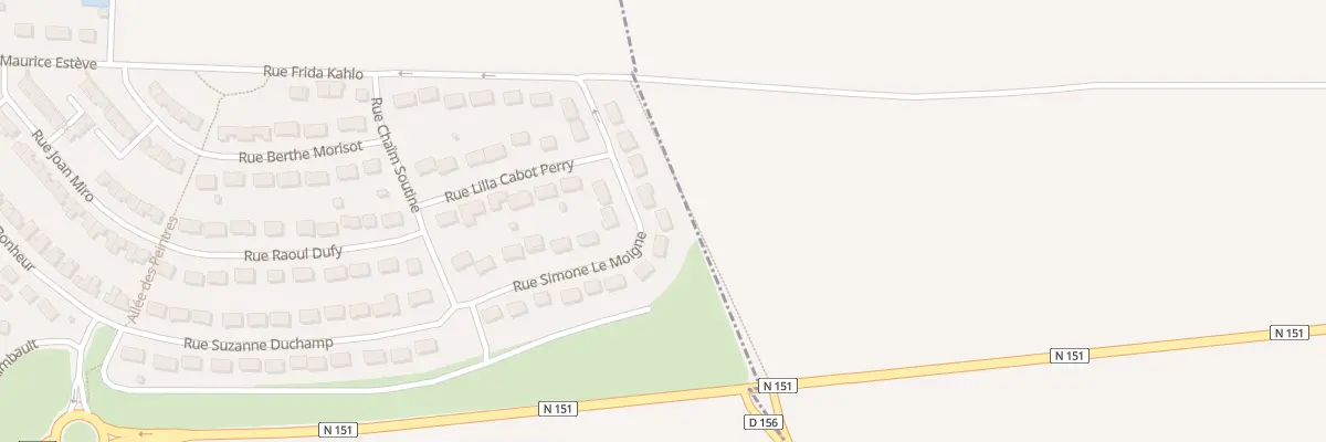 Plan du 18 Rue Simone le Moigne à Saint-Germain-du-Puy