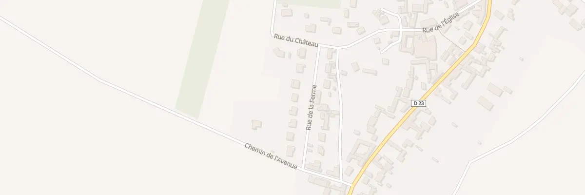 Plan du 8 Rue de la Ferme à Franvillers