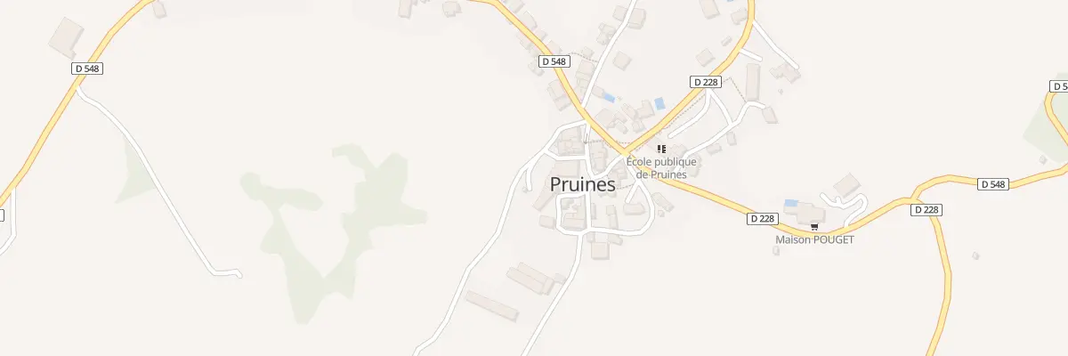 Plan du 5021 Pruines à Pruines