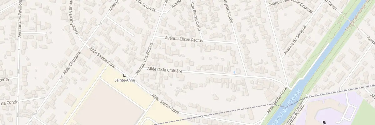 Plan du 22 All de la Clairière à Aulnay-sous-Bois