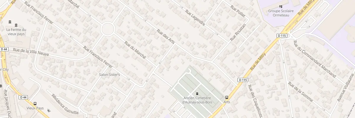 Plan du 24 Rue de l’Industrie à Aulnay-sous-Bois