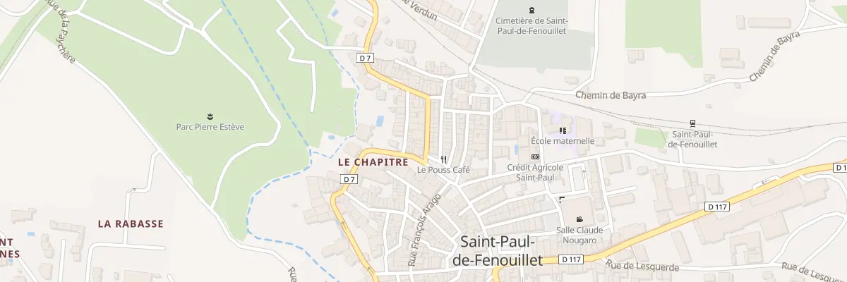 Plan du 7 Rue Léonce Rives à Saint-Paul-de-Fenouillet