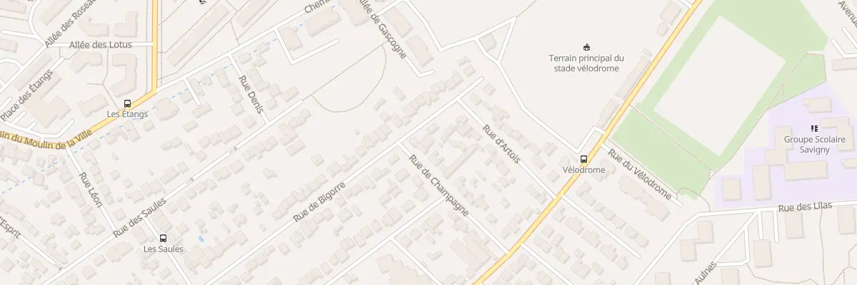 Plan du 38 Rue de Bigorre à Aulnay-sous-Bois