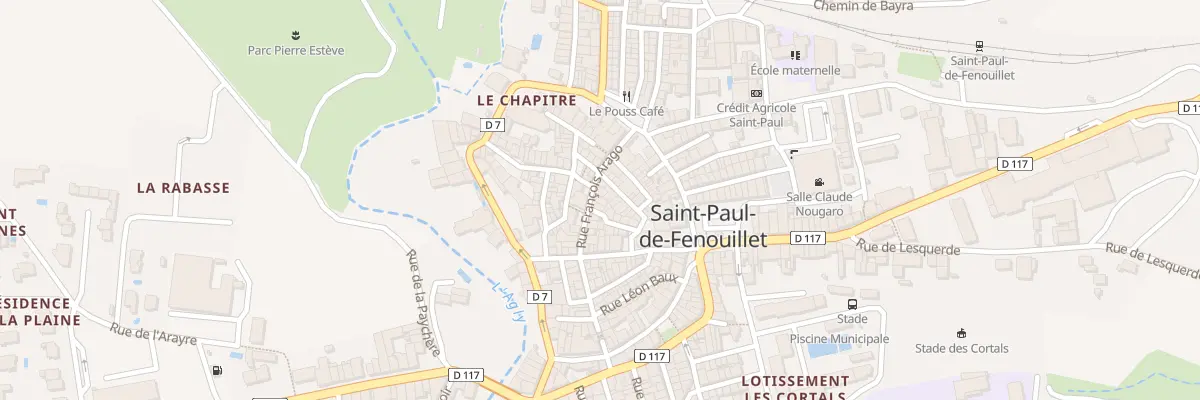 Plan du 13 Rue Arago à Saint-Paul-de-Fenouillet