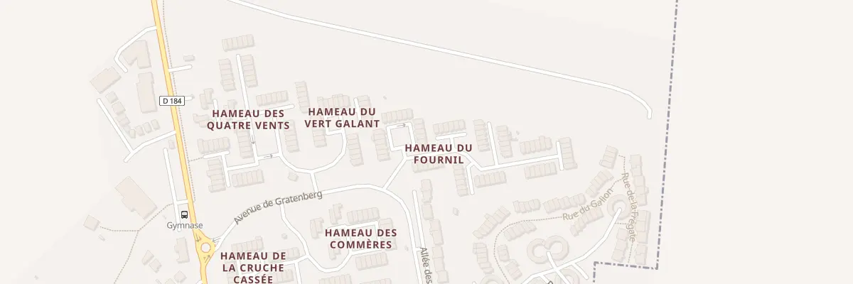 Plan du 33 Hameau du Fournil à Puiseux-en-France
