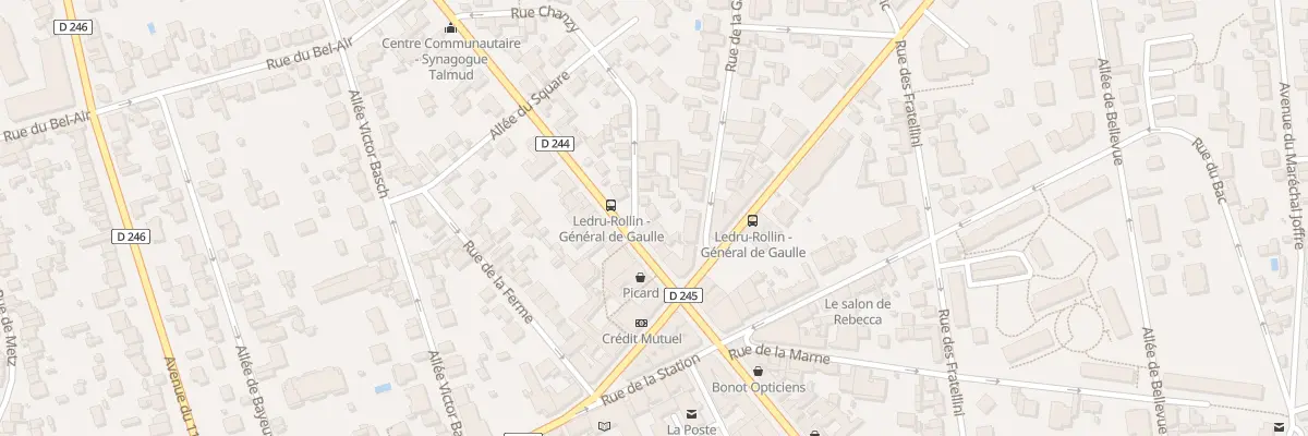 Plan du 2 Rue Chanzy au Perreux-sur-Marne