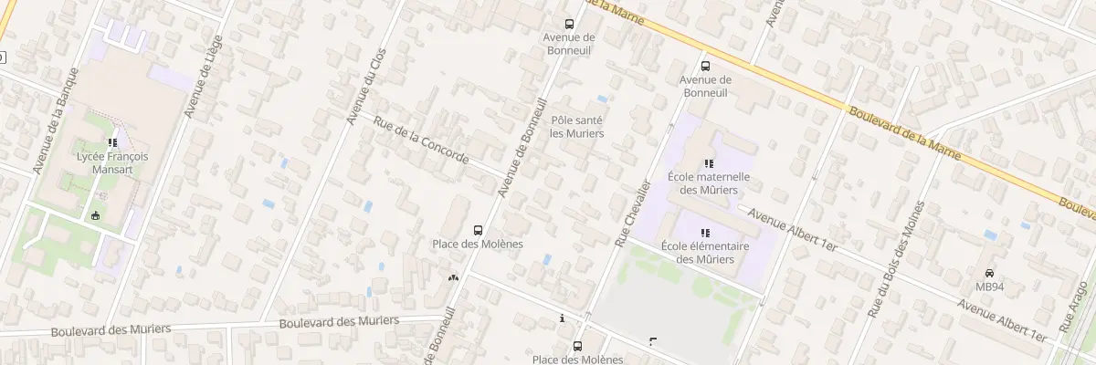 Plan du 47 Av de Bonneuil à Saint-Maur-des-Fossés