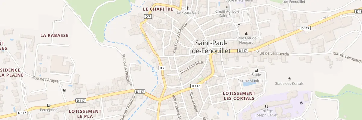 Plan du 29 Rue Arago à Saint-Paul-de-Fenouillet