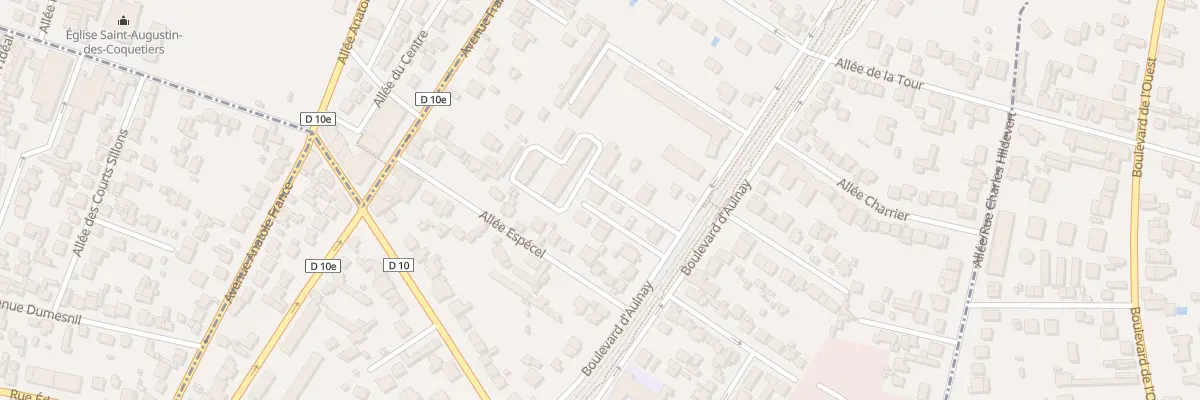 Plan du 79 Bd d’Aulnay à Villemomble