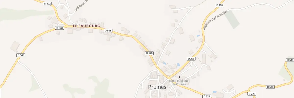 Plan du 5015 Pruines à Pruines
