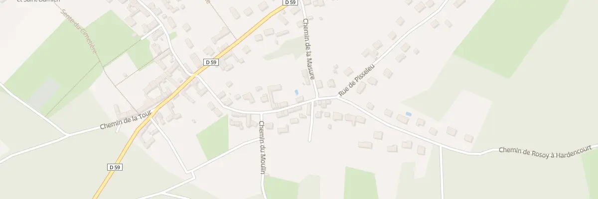 Plan du 11 Rue de Hardencourt à Rosoy