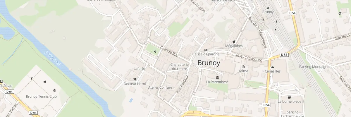Plan du 7 Grande Rue à Brunoy