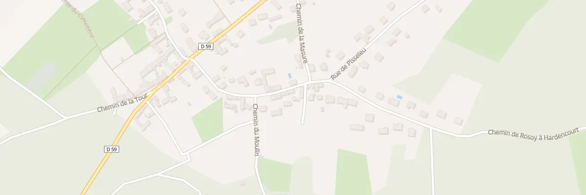 Plan du 16 Rue de Hardencourt à Rosoy