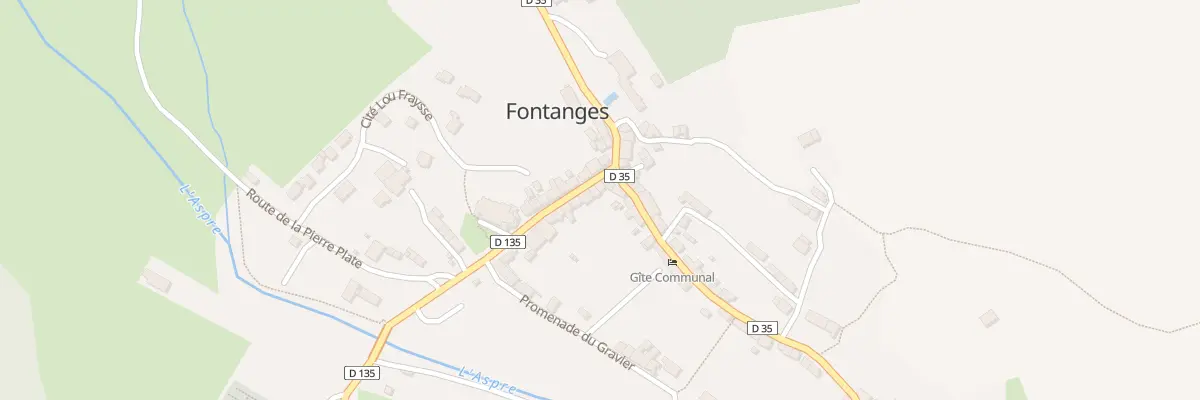 Plan du 5117 Le Bourg à Fontanges